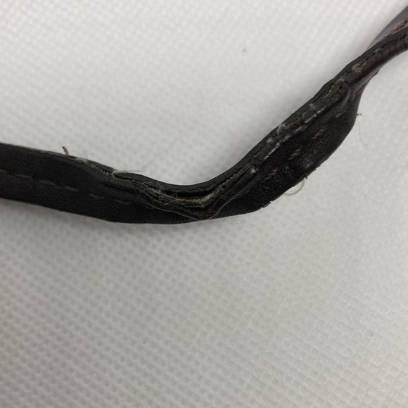 Studded Brown Coach Wristlet - Picture 5 of 5